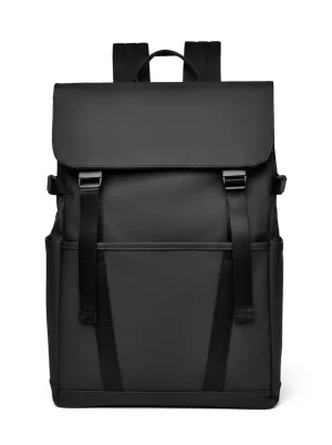 Sac à dos ville déperlant 15.6 pouces à rabat fonctionnel - Vue 1 - Sac à dos ville