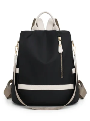 Sac à dos ville nylon antivol fonctionnel femme - Vue 1 - Sac à dos ville