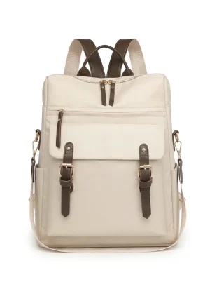 Sac à dos ville nylon cartable femme polyvalent - Vue 1 - Sac à dos ville