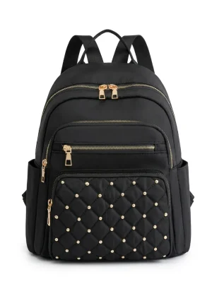 Sac à dos ville nylon compact voyage organisé femme - Vue 1 - Sac à dos ville