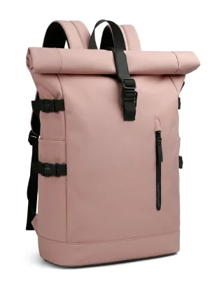Sac à dos ville oxford 27L roll top multifonction femme - Vue 1 - Sac à dos ville