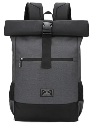 Sac à dos ville oxford 15.6 pouces roll top ergonomique - Vue 1 - Sac à dos ville