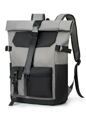 Sac à dos ville polyester ajustable grande capacité polyvalent - Vue 1 - Sac à dos ville