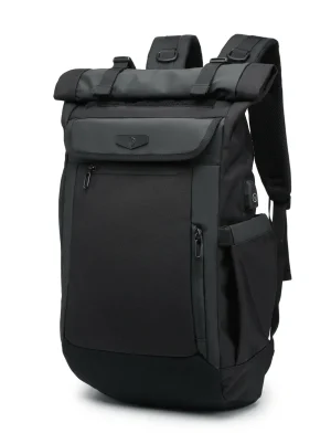 Sac à dos ville roll top 15.6 pouces étanche grande capacité - Vue 1 - Sac à dos ville