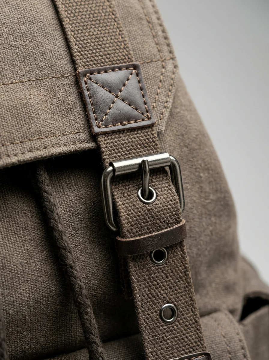 Sac à dos ville toile canvas vintage explorateur unisexe - Vue 4 - Sac à dos ville